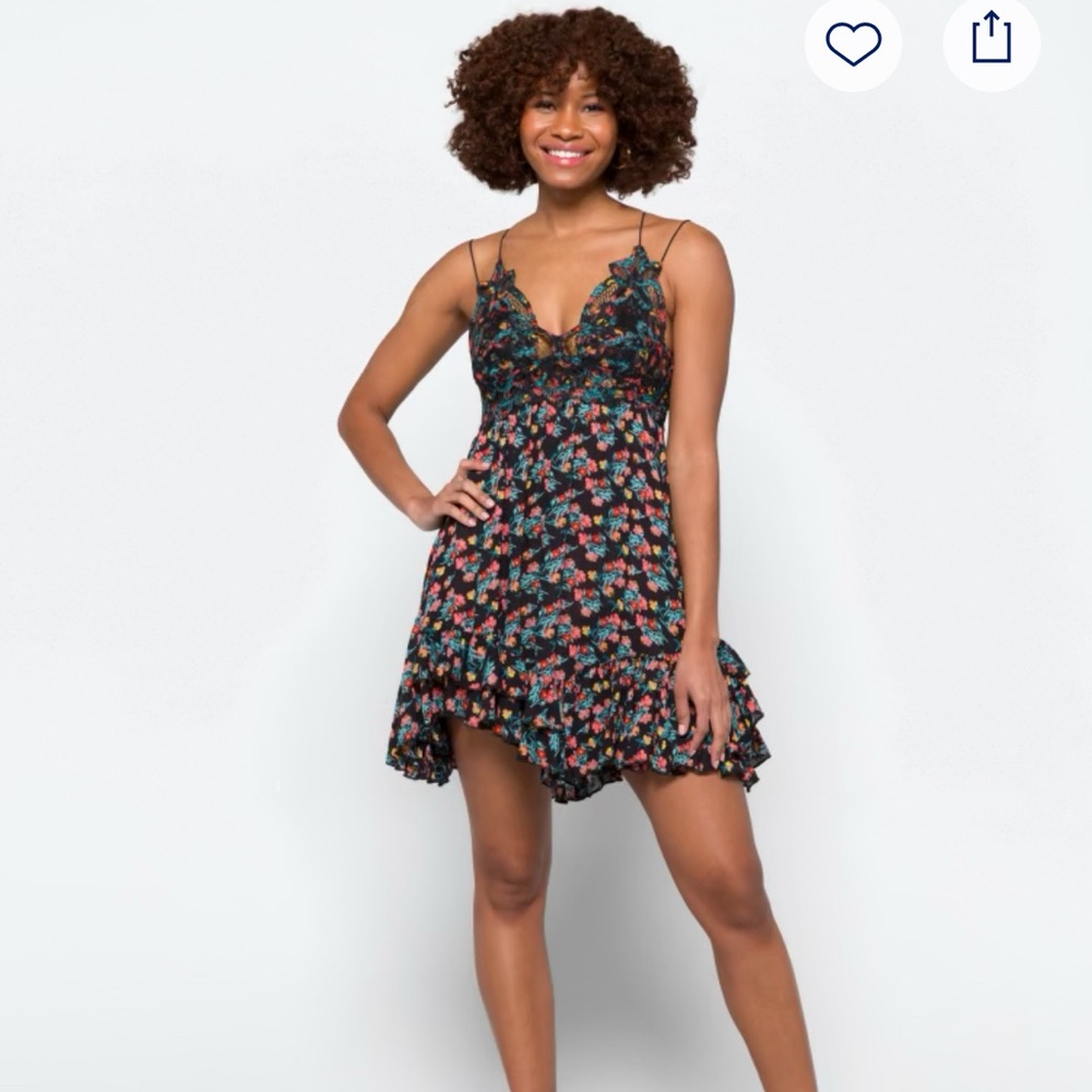 Free People Adella Slip Dress